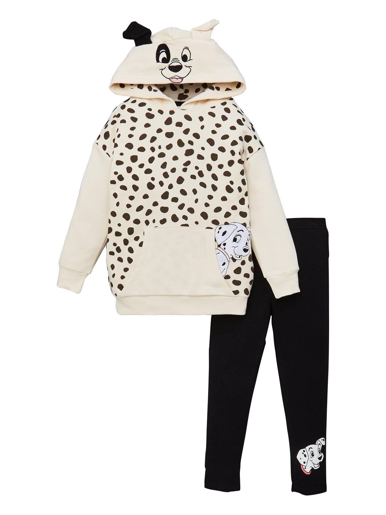 Disney Girls 101 Dalmatians Chair Sweatshirt Black 7-8 Years
